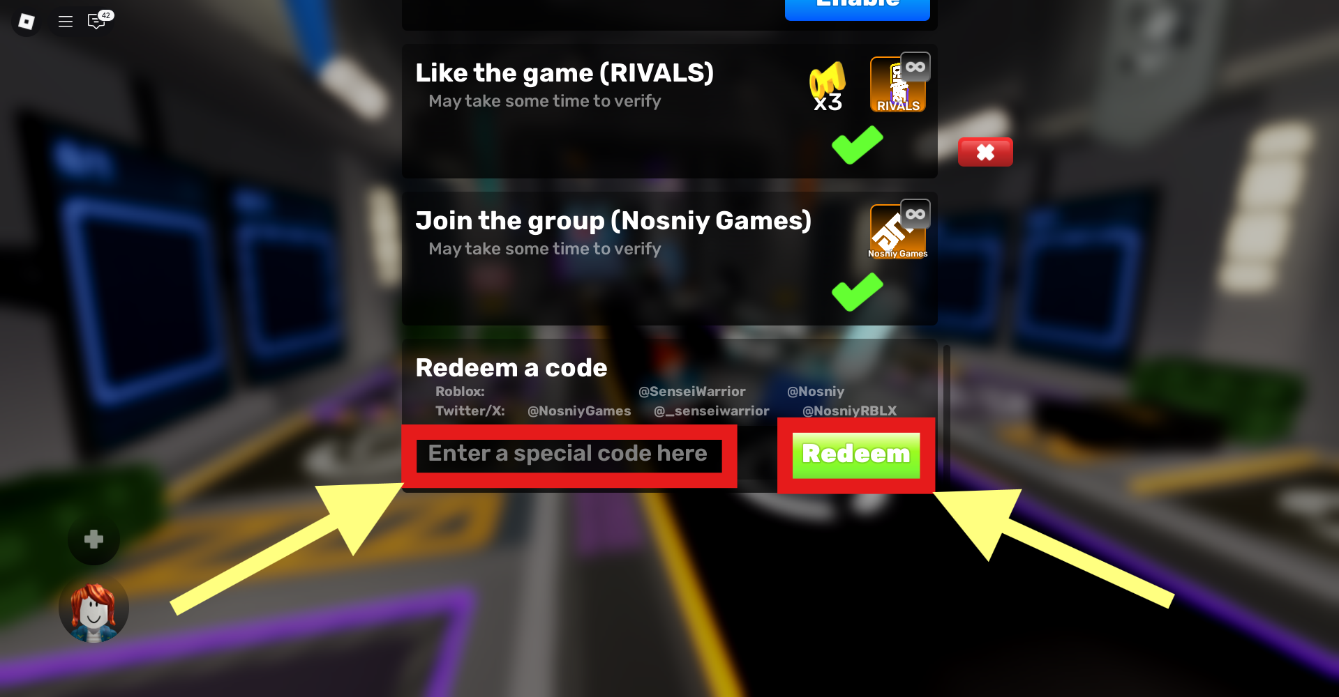 How to Redeem Rivals Codes