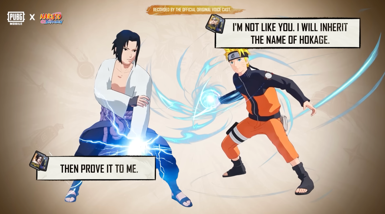 PUBG Mobile Naruto Updates: New Voice Packs