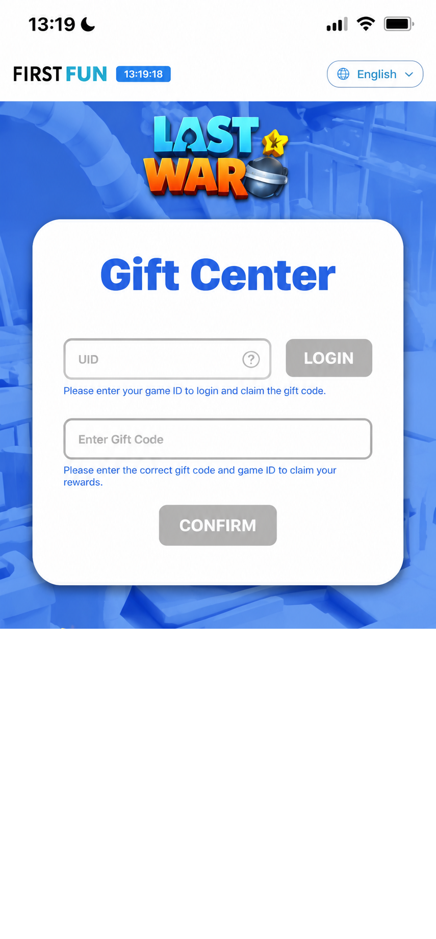 Last War Gift Center