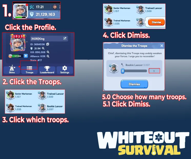 How to Dismiss Troops
