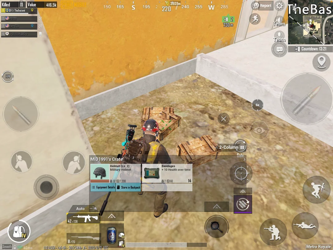 Looting Too Fast After a Kill