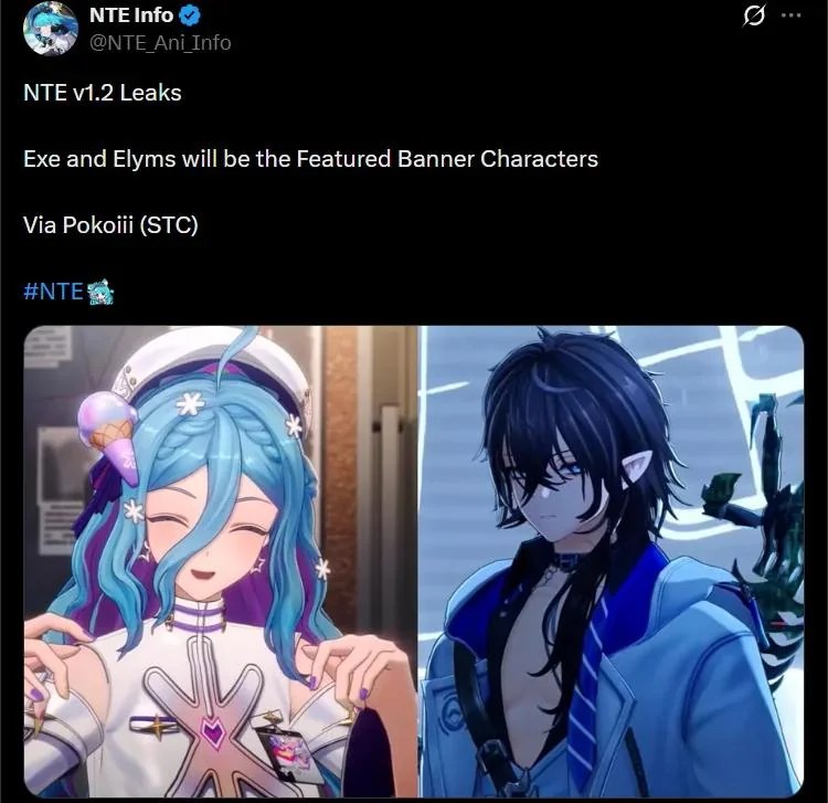 Neverness to Everness 1.2 banner