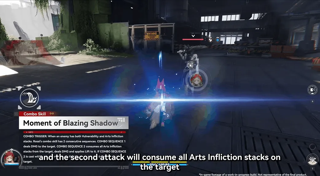 Combo Skill — Moment of Blazing Shadow