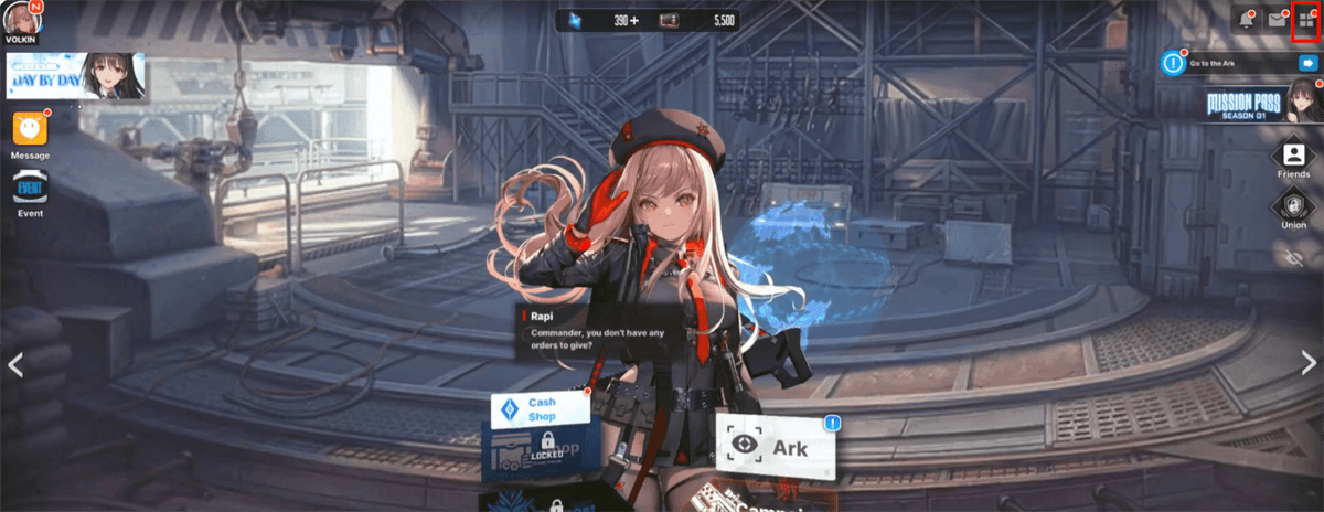 Nikke Menu