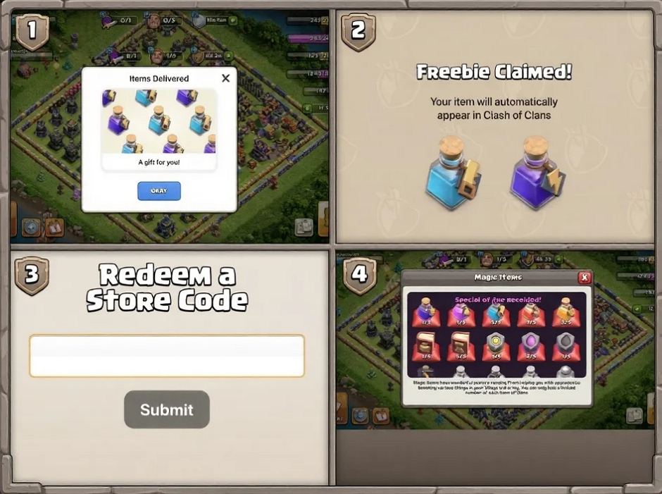 Redeem Code For Clash Of Clans
